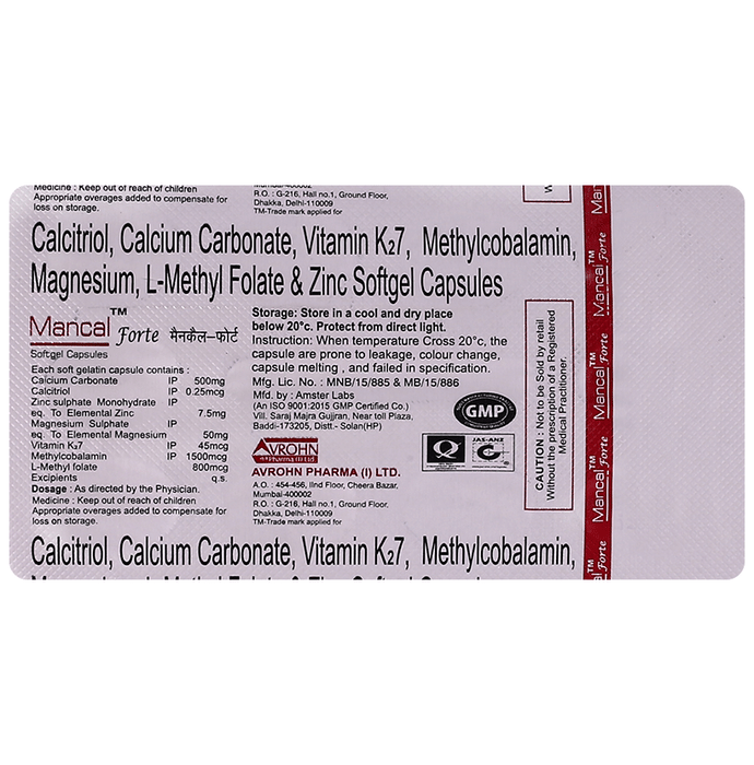 Mancal Forte Softgel Capsule