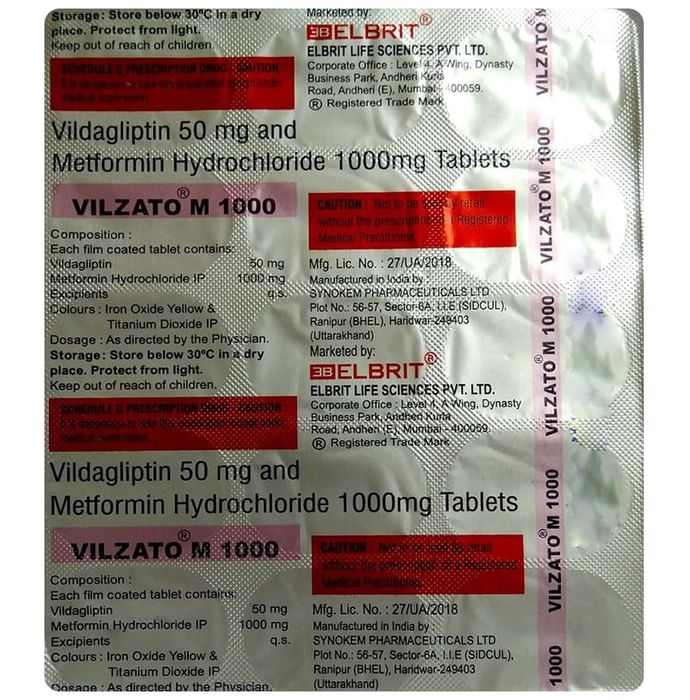 Vilzato M 1000 Tablet
