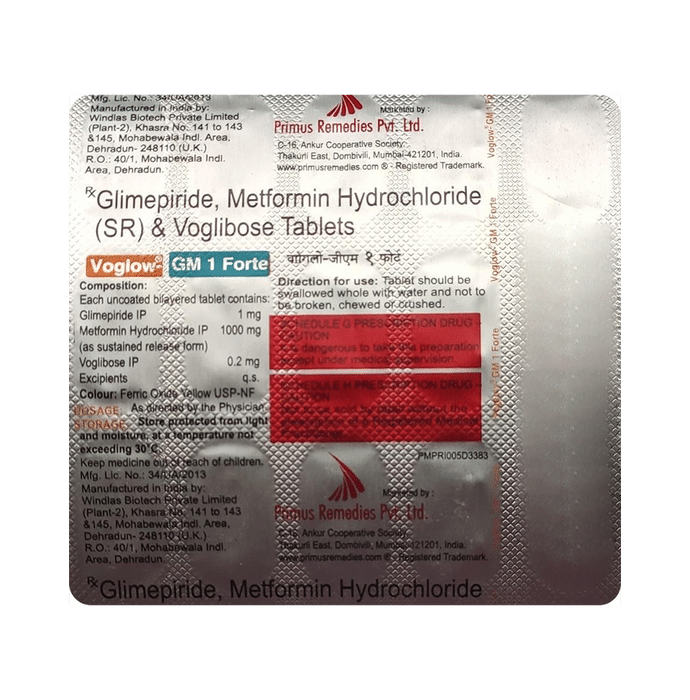 Voglow GM 1 Forte Tablet SR
