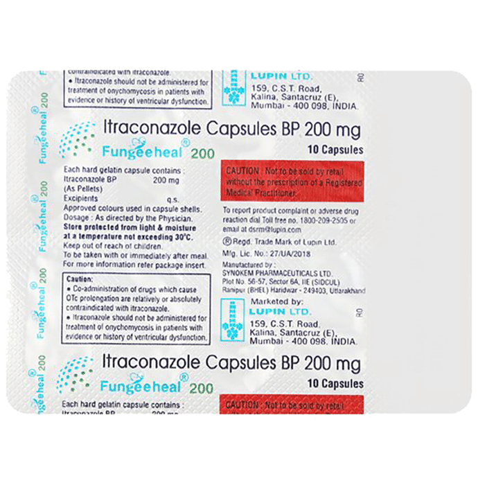 Fungeeheal 200 Capsule