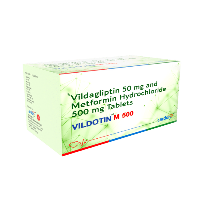 Vildotin M 500mg/50mg Tablet