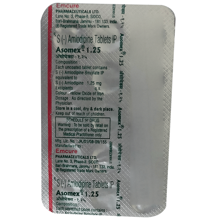 Asomex 1.25mg Tablet
