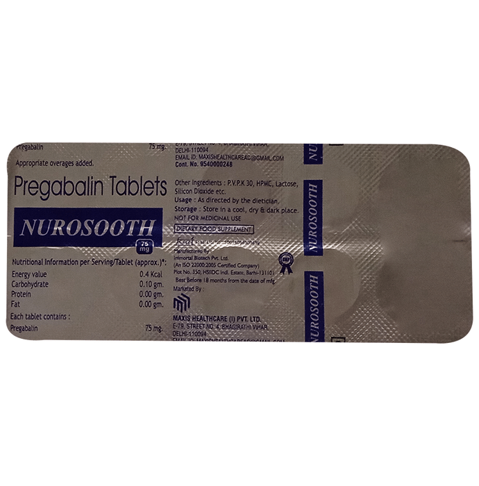 Nurosooth 75mg Tablet