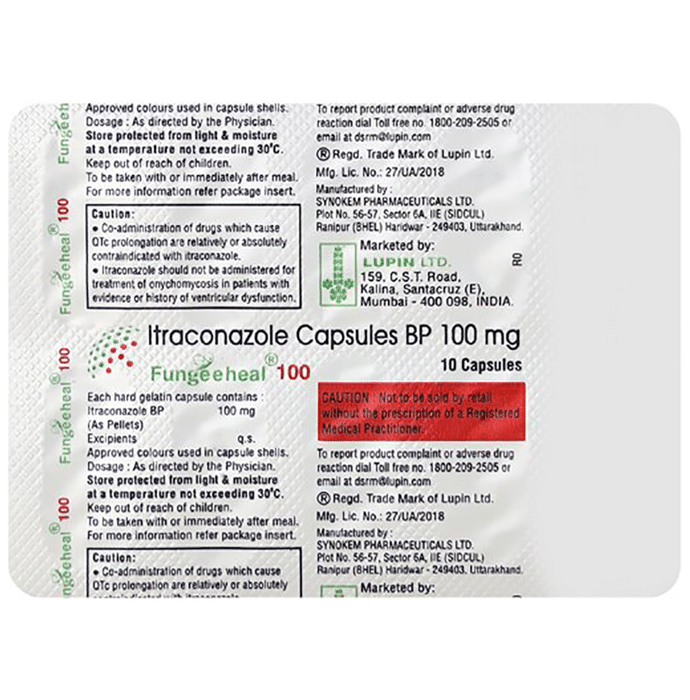 Fungeeheal 100 Capsule