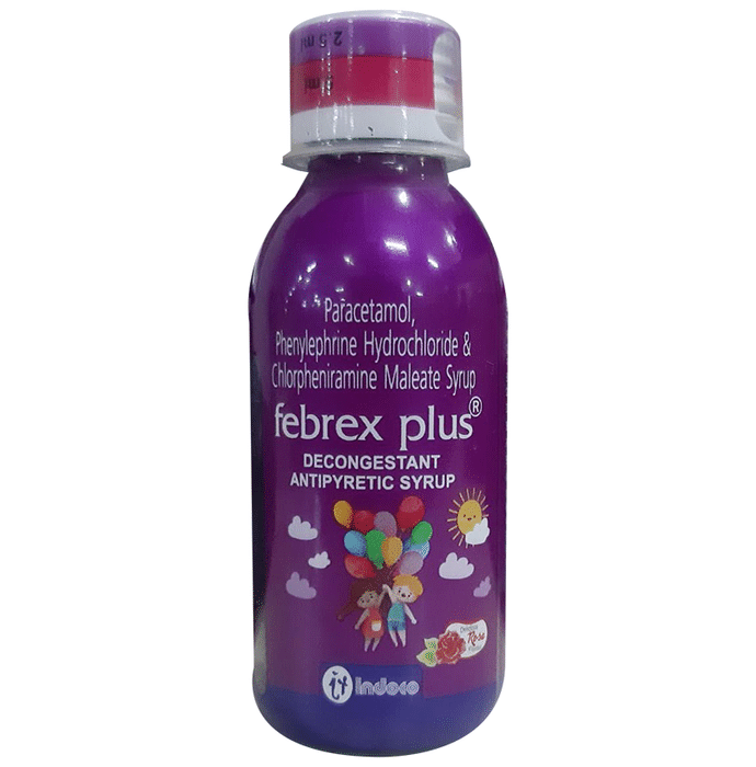 Febrex Plus Syrup Delicious Rose