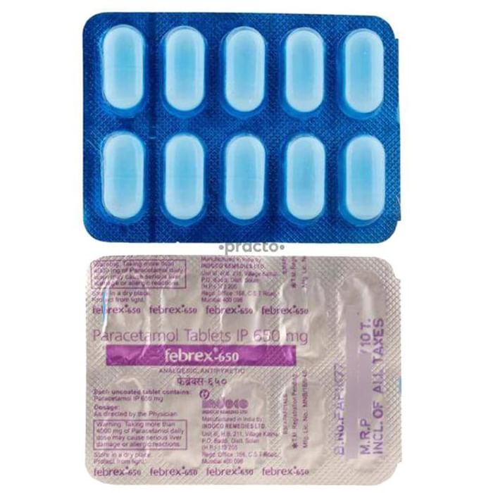 Febrex 650mg Tablet