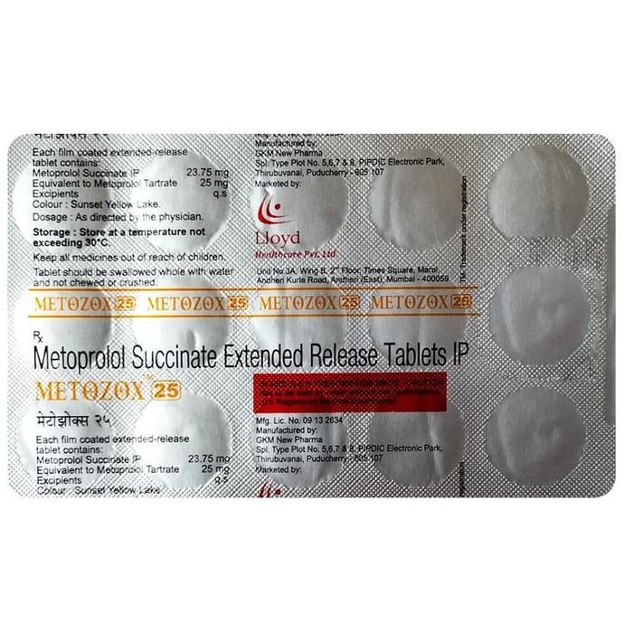 Metozox 25 Tablet ER