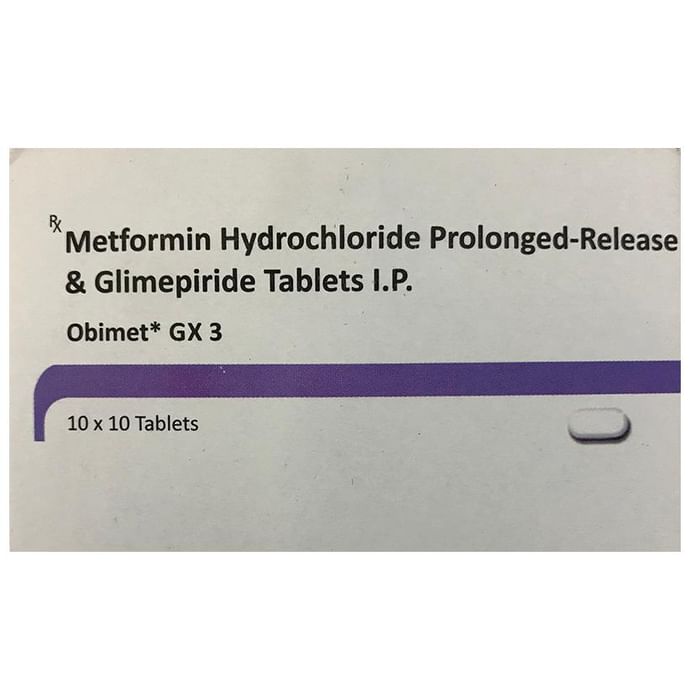 Obimet GX 3 Tablet PR