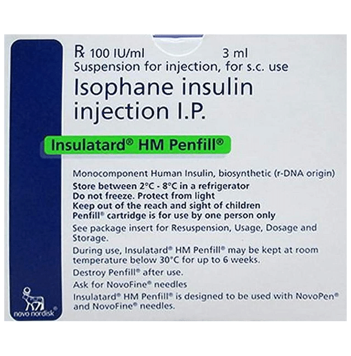 Insulatard HM 100IU/ml Penfill