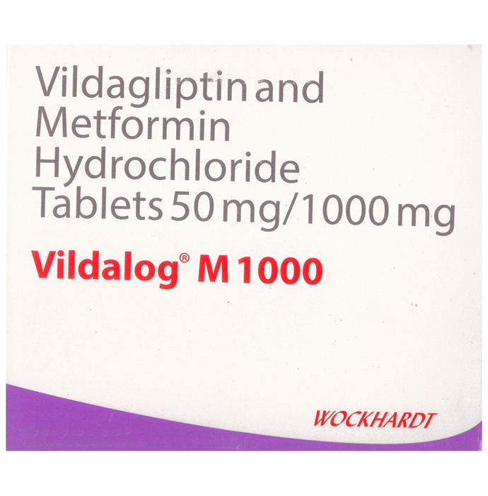 Vildalog M 1000mg/50mg Tablet