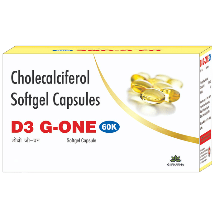 D3 G-One 60K Softgel Capsule