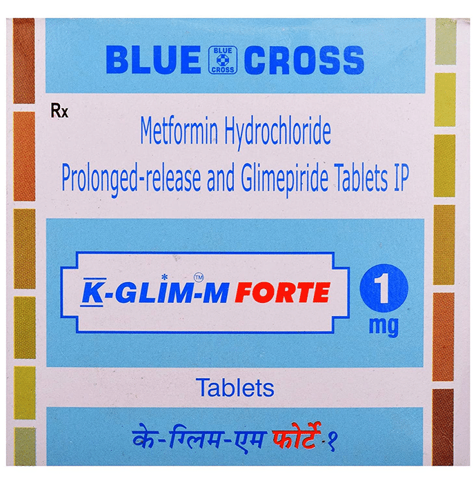 K-Glim-M Forte 1mg Tablet PR