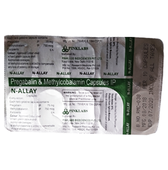 N-Allay 750mcg/75mg Capsule
