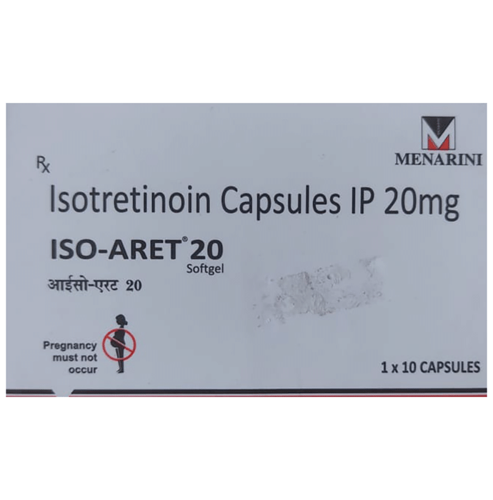Iso Aret 20mg Capsule
