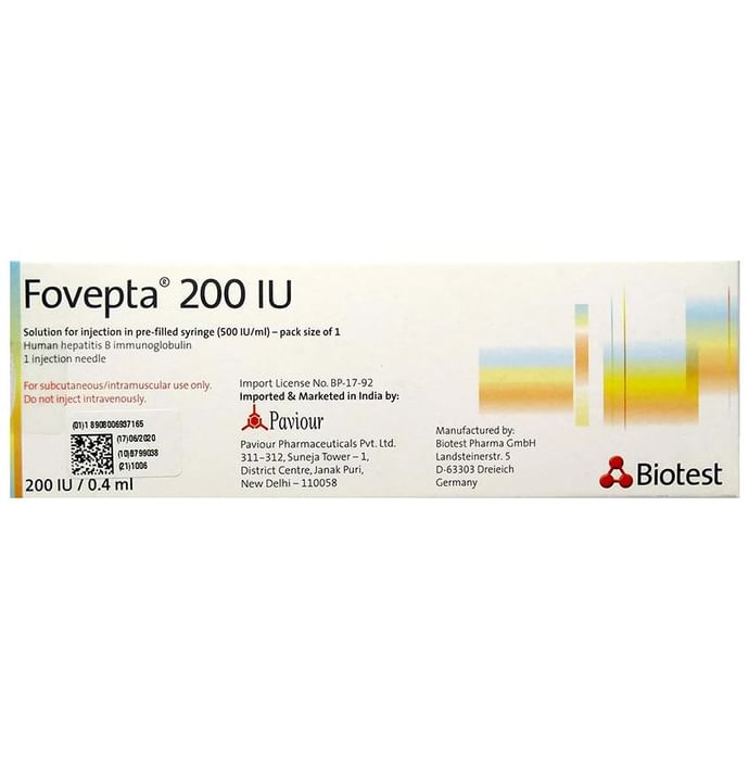 Fovepta 200IU Solution for Injection