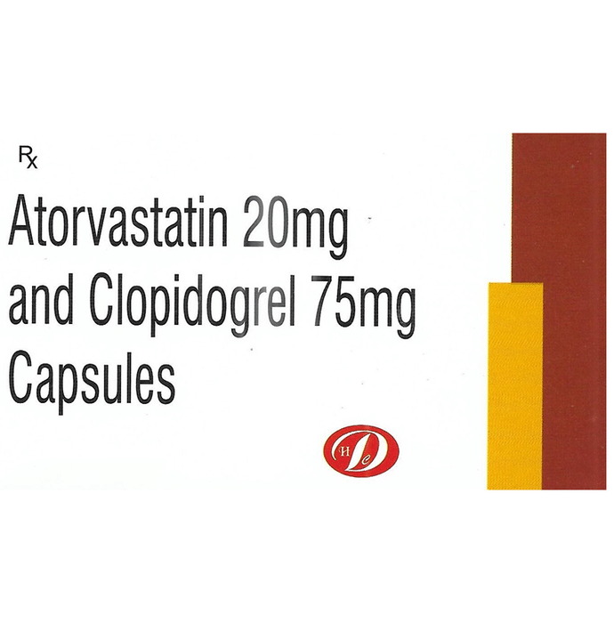 Danavish Atorvastatin+Clopidogrel 20mg/75mg Capsule