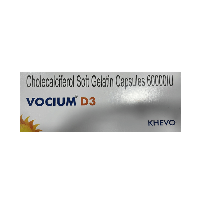 Vocium D3 Soft Gelatin Capsule