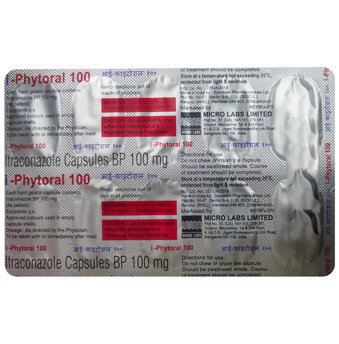 Iphytoral 100mg Capsule