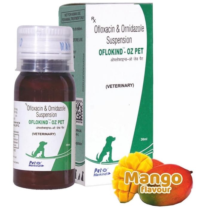 Oflokind-OZ Pet Oral Suspension Mango