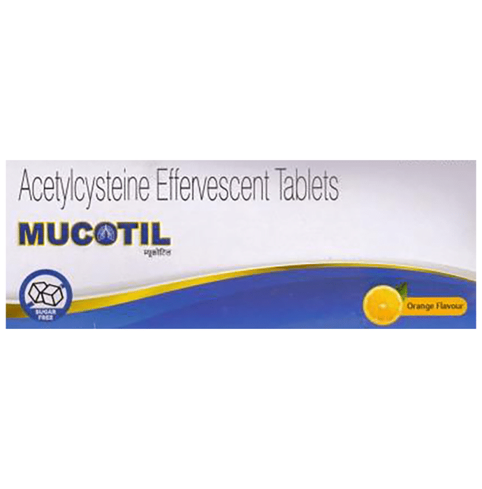 Mucotil Effervescent Tablet Orange