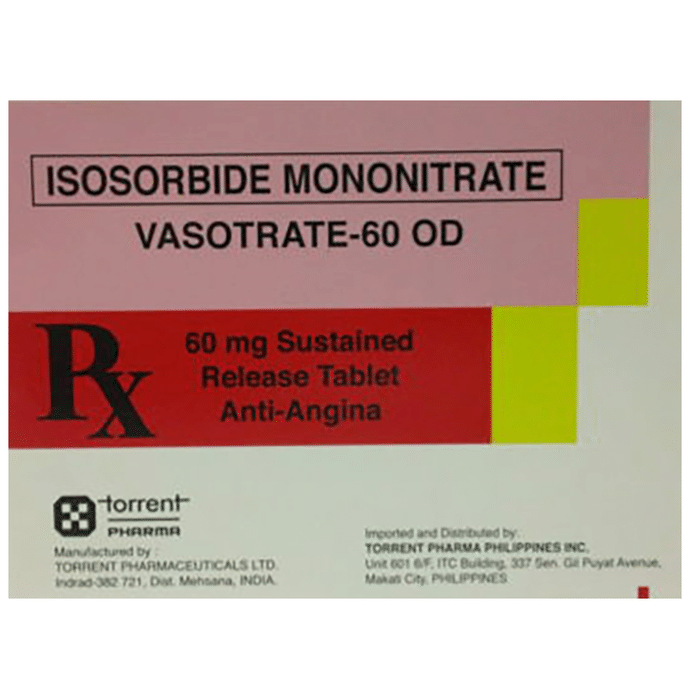 Vasotrate OD 60mg Tablet