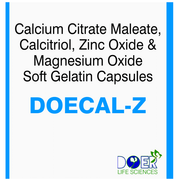 Doecal-Z Soft Gelatin Capsule
