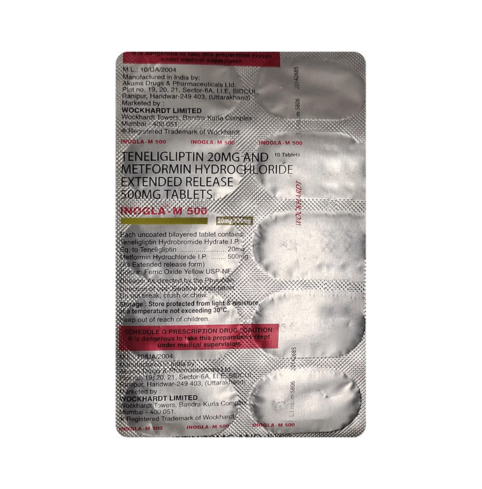 Inogla-M 500 Tablet ER