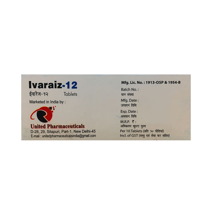 Ivaraiz 12 Tablet