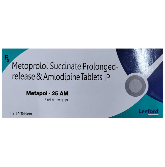 Metapol 25 AM Tablet PR