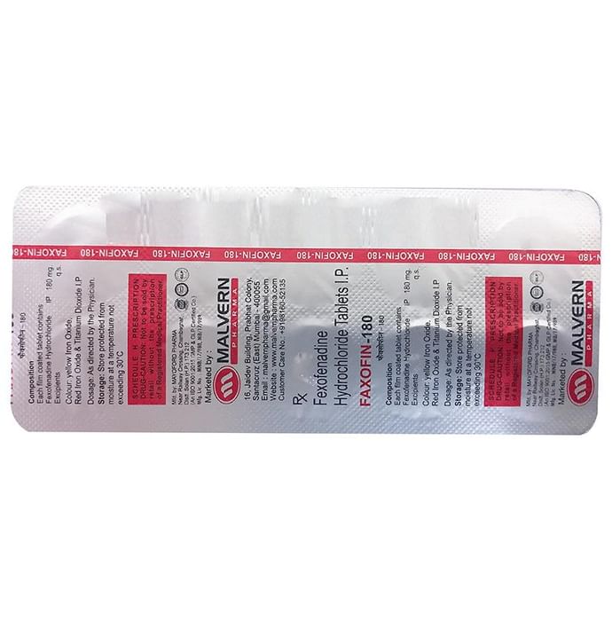 Faxofin 180 Tablet