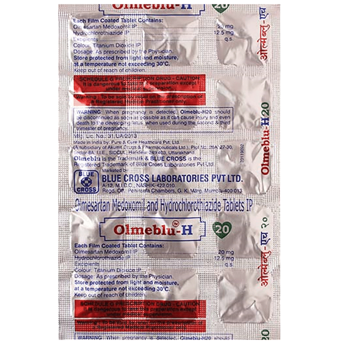 Olmeblu-H 20 Tablet