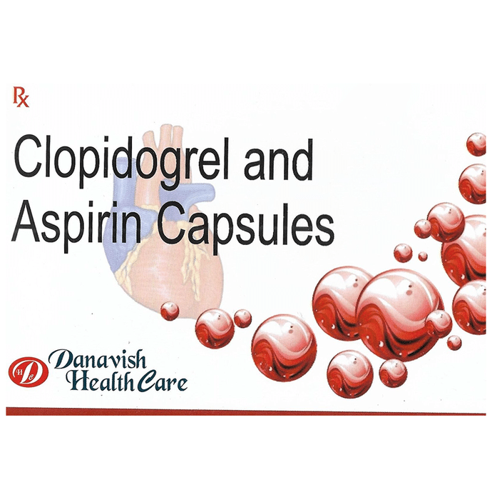 Danavish Clopidogrel+Aspirin 75mg/75mg Capsule