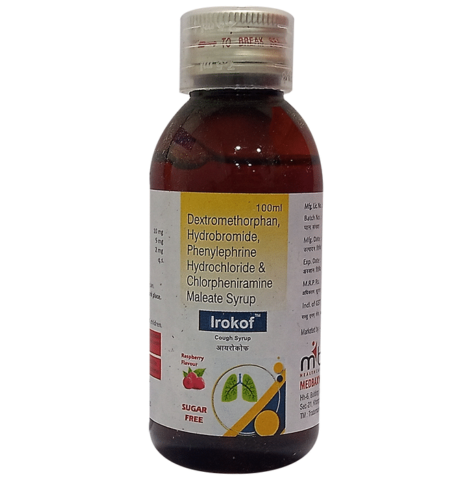 Irokof Syrup Raspberry Sugar Free