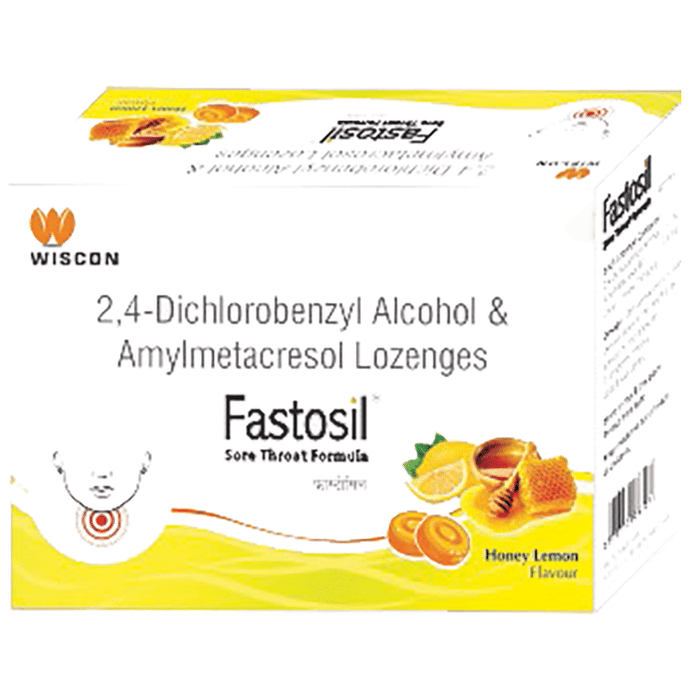 Fastosil Lozenges Honey Lemon