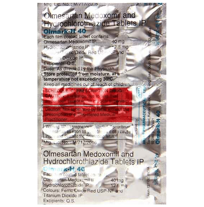 Olmark-H 40 Tablet