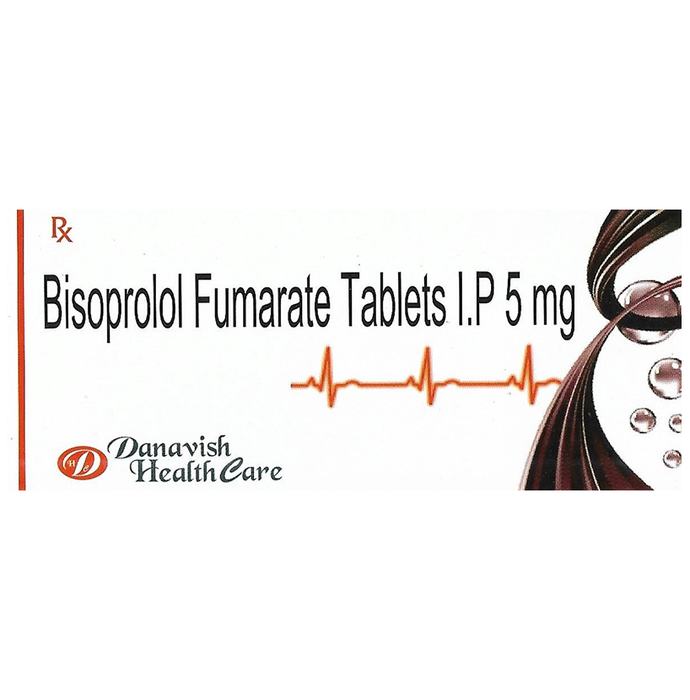 Danavish Bisoprolol 5mg Tablet