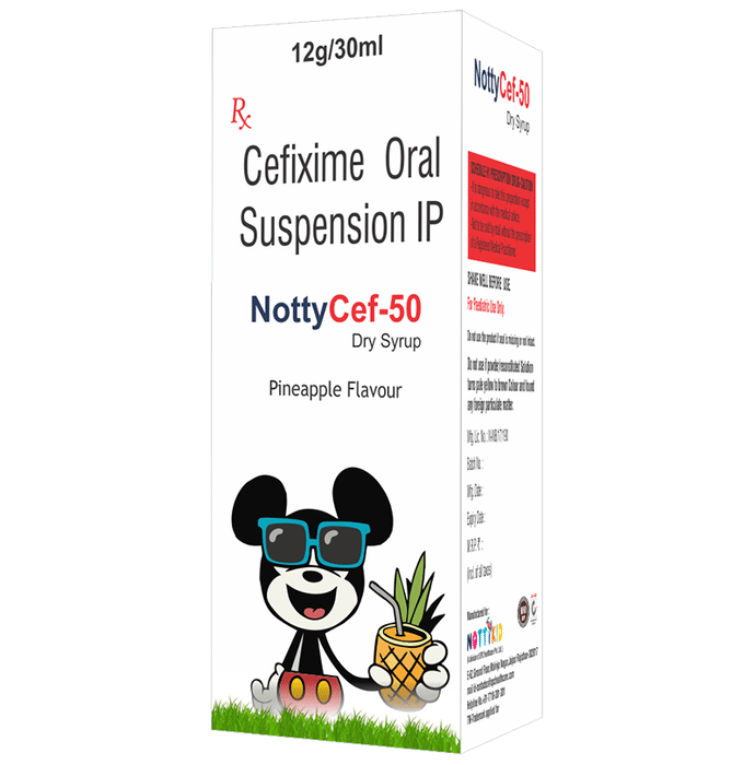Nottycef 50 Dry Syrup