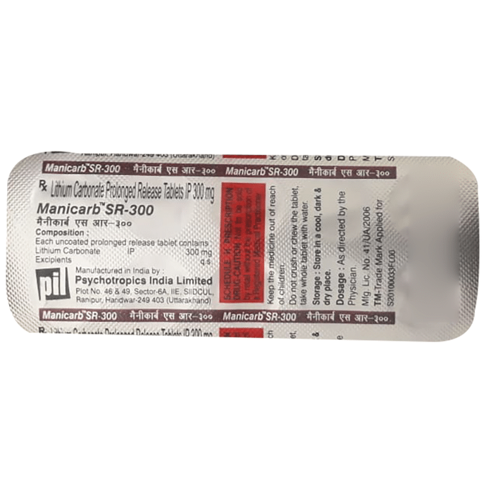 Manicarb 300mg Tablet SR