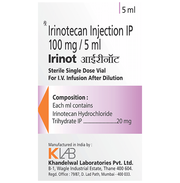Irinot 100mg Injection