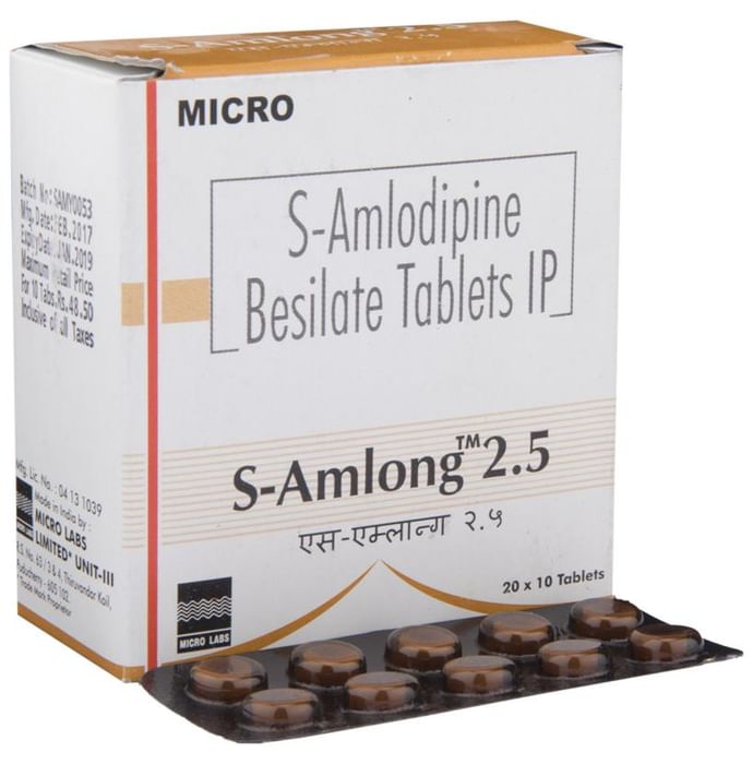 S-Amlong 2.5 Tablet