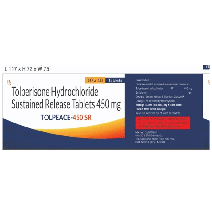 Tolpeace 450 SR Tablet