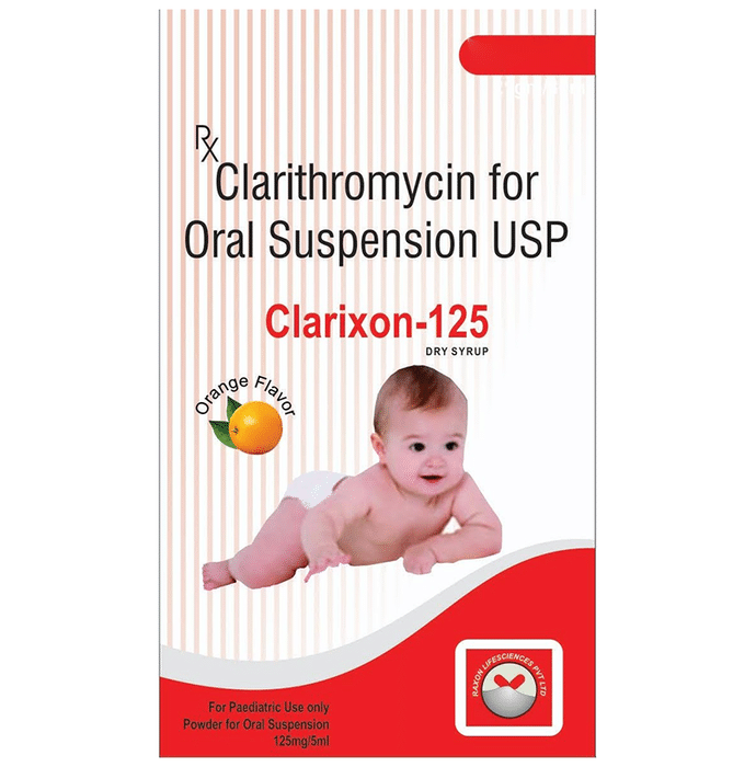 Clarixon 125 Dry Syrup Orange