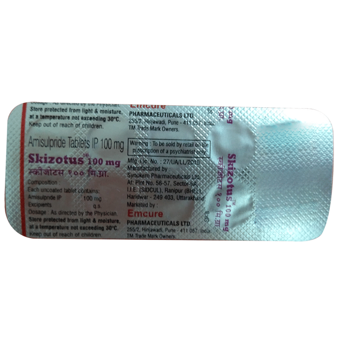 Skizotus 100mg Tablet