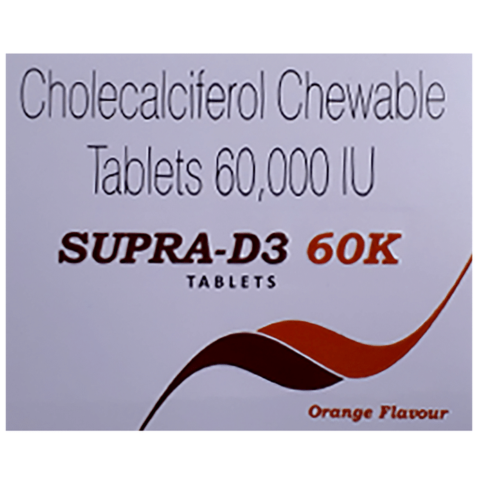 Supra-D3 60K Chewable Tablet