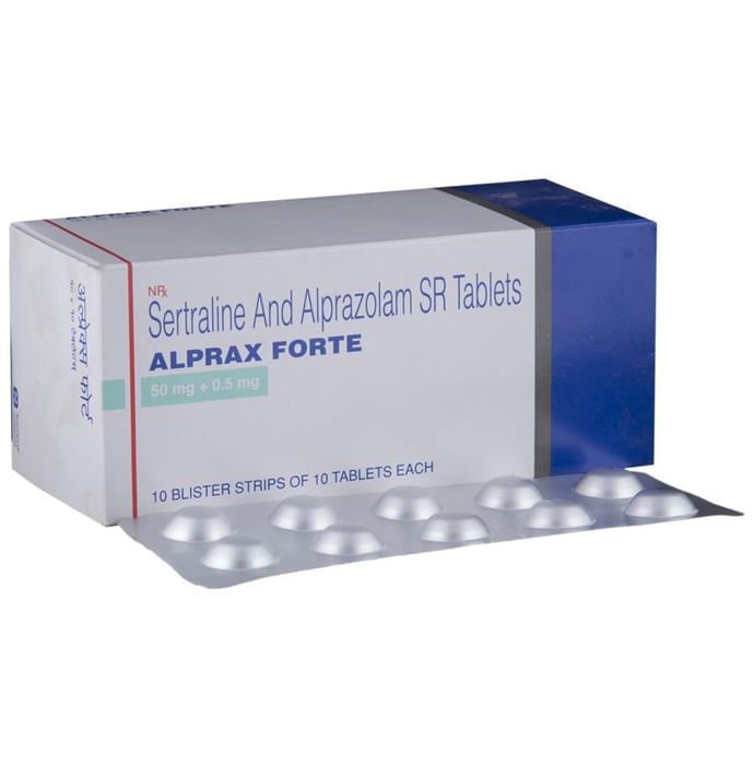 Alprax Forte 0.5 mg/50 mg Tablet