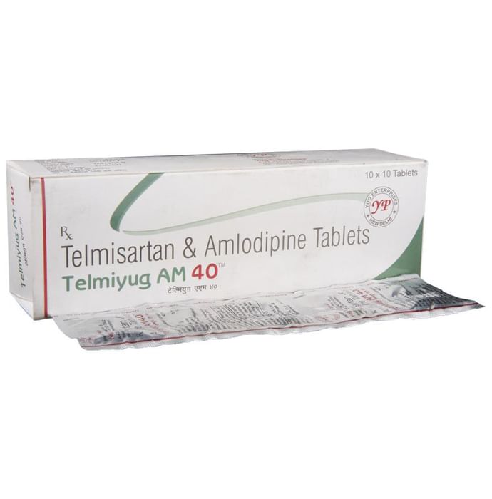 Telmiyug AM 40 Tablet