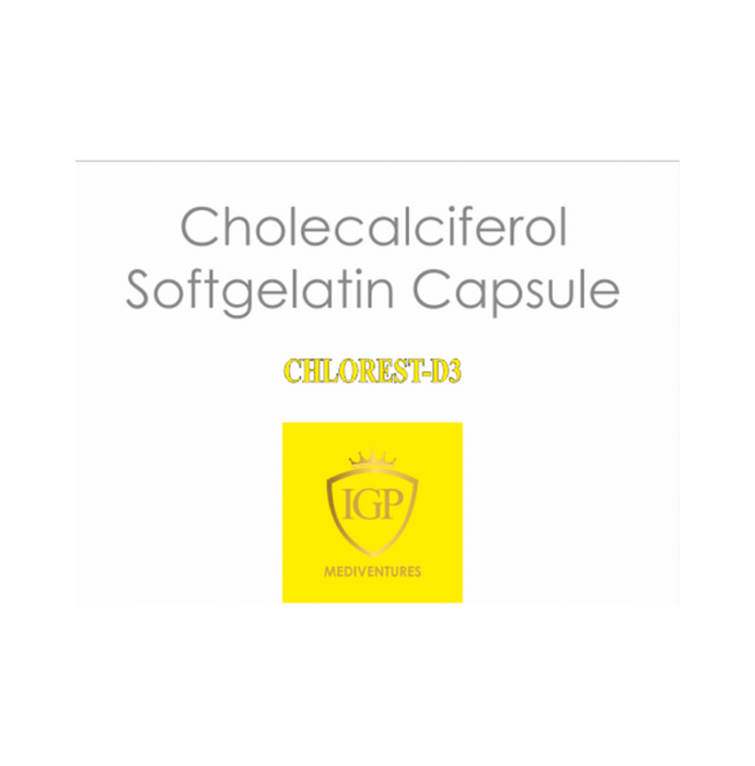 Chlorest D3 Soft Gelatin Capsule