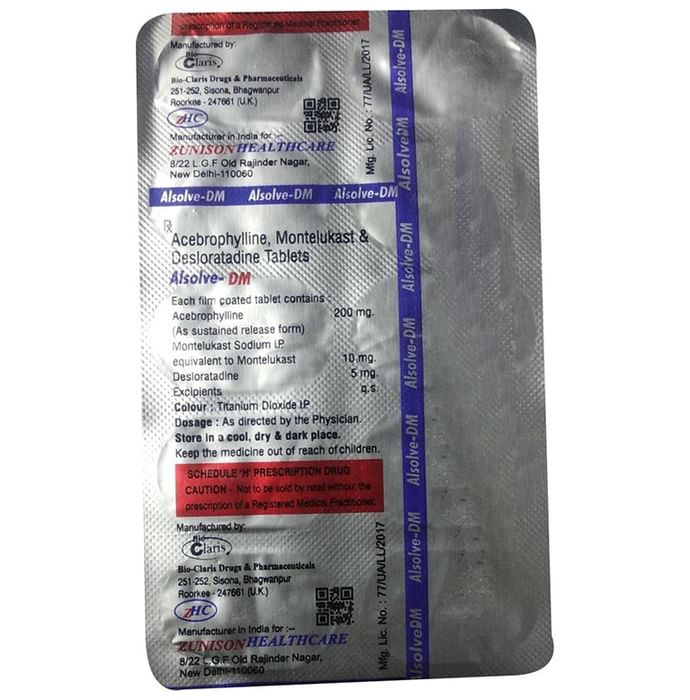 Alsolve-DM Tablet