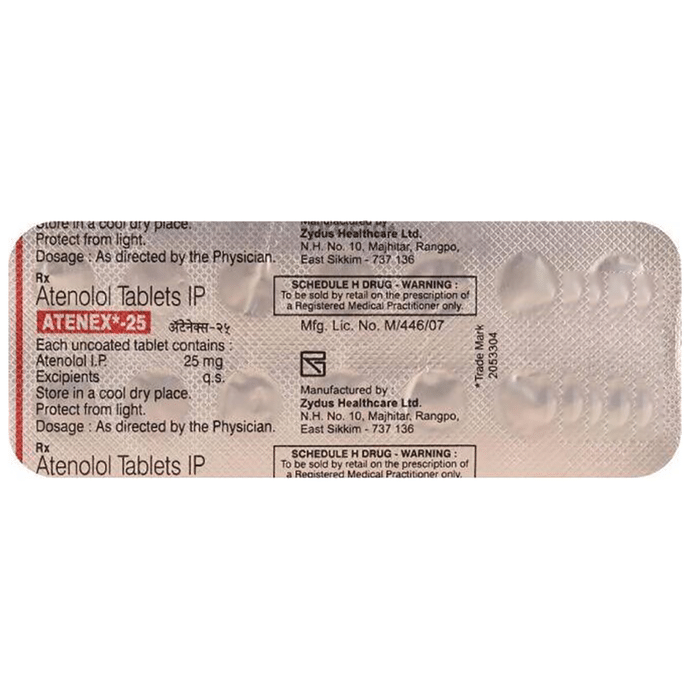 Atenex 25mg Tablet