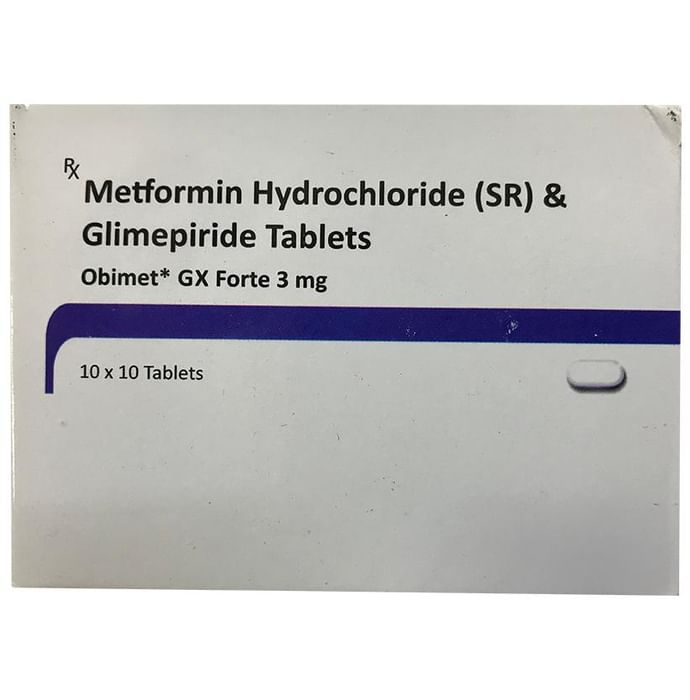 Obimet GX Forte 3mg Tablet SR